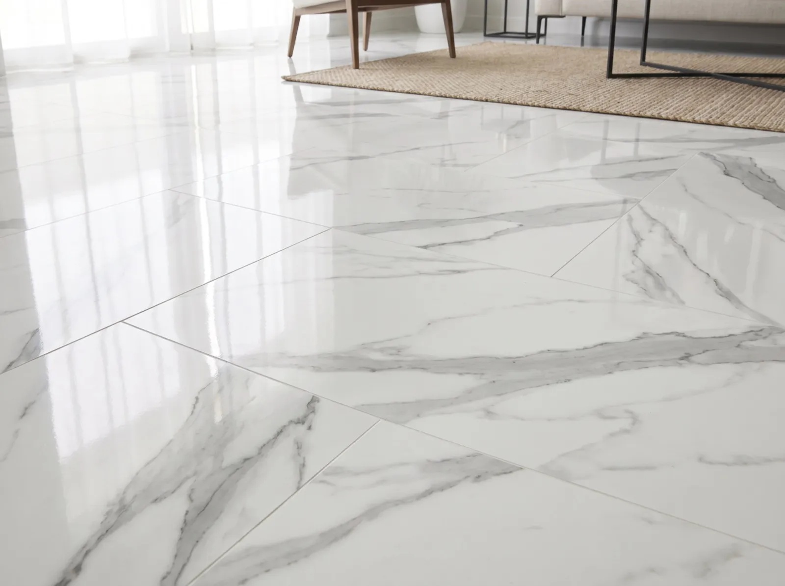 Marble look vinyl flooring